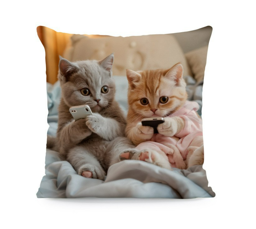 Personalized Furry Friend Photo Pillow