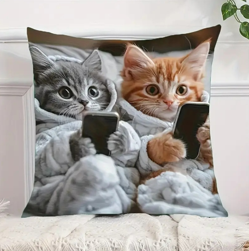 Personalized Furry Friend Photo Pillow