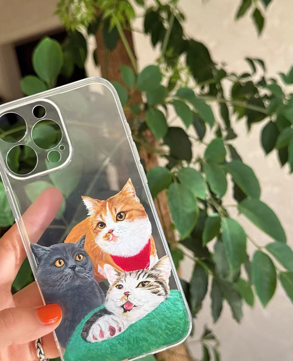 Personalized Furry Friend Phone Case - Hand-Painted Pet Art