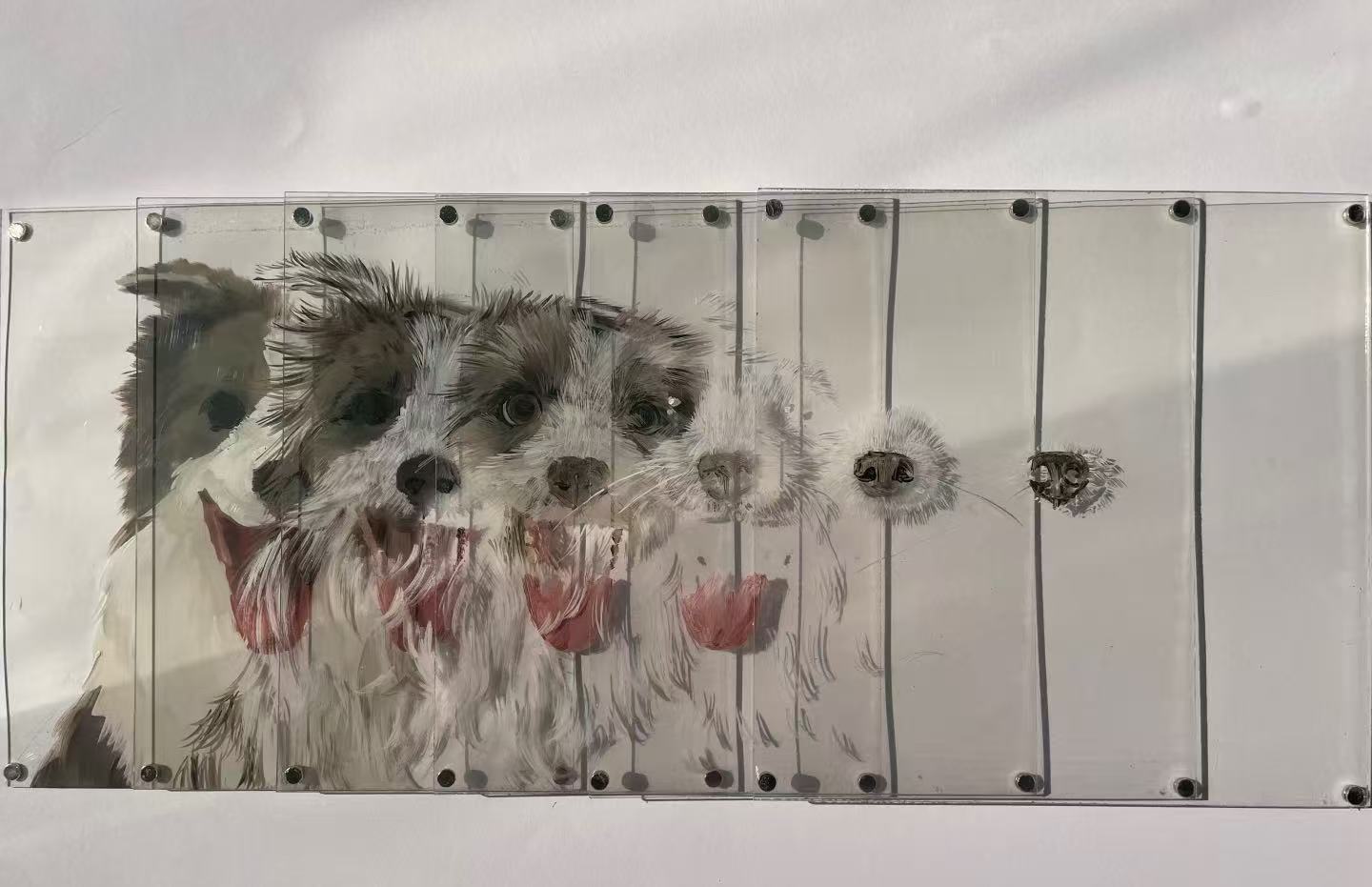 Custom Hand-Drawn 3D Pet Portrait - Cherish Your Pet with Raised Art